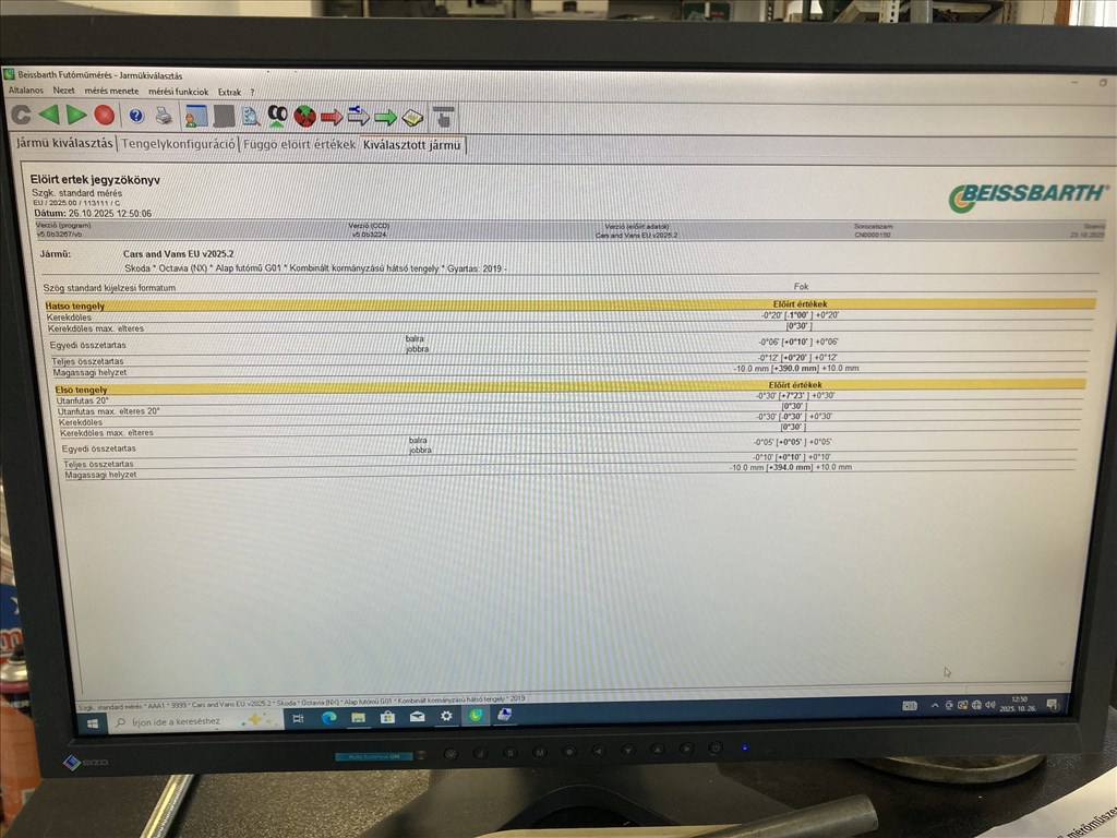Beissbarth ML5000 4 fejes rádiós futóműállító 2025 adatbázis, teljes felszereléssel 6. kép
