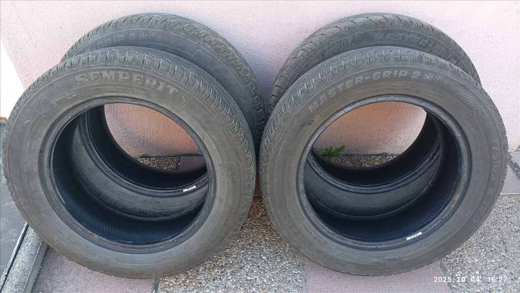  175/6515" használt Semperit téli gumi 5mm dot4417 175/65R15 4db 2. kép