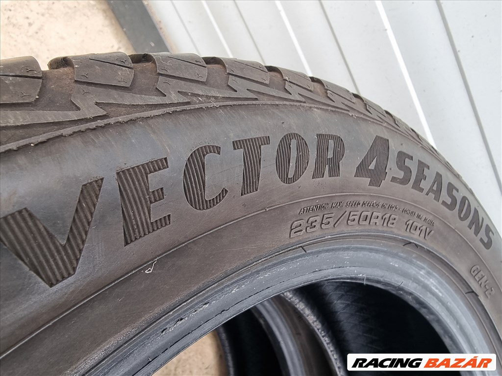  235/50R18 Good-Year négyévszakos gumi 2db nagyon jó állapotban eladó! 5. kép