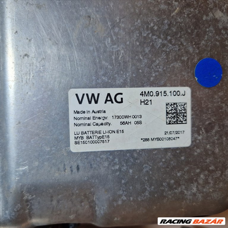 Audi Q7 (4M) 3.0 TDi e-tron Quattro 374 LE hybrid akkumulátor (HV akkumulátor) 4m0915100j 4m0915100ab 6. kép