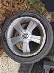 5x120 lyukosztású 17" használt OZ alufelni, rajta 225/50 használt Bridgestone téli gumi gumi