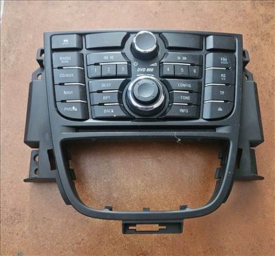 Opel Astra J Rádió kezelő panel DvD800 13337221