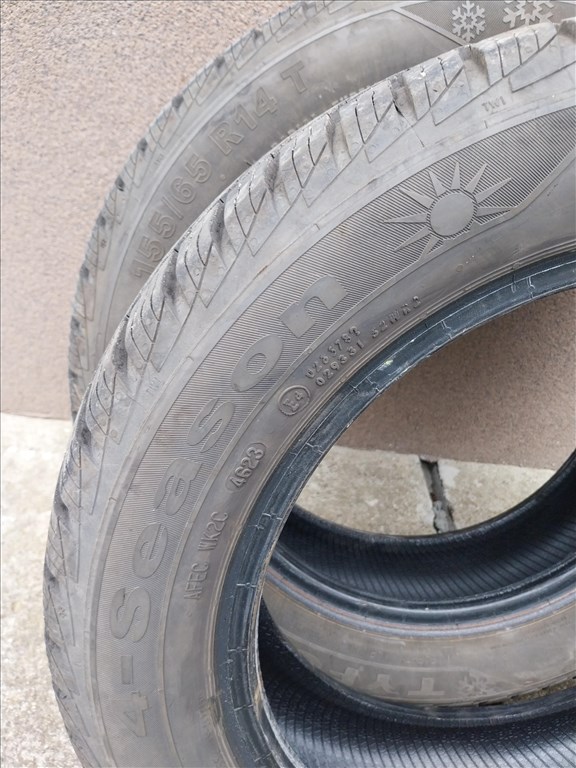  155/6514" újszerű négyévszakos gumi párban  3. kép