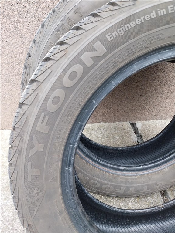  155/6514" újszerű négyévszakos gumi párban  5. kép