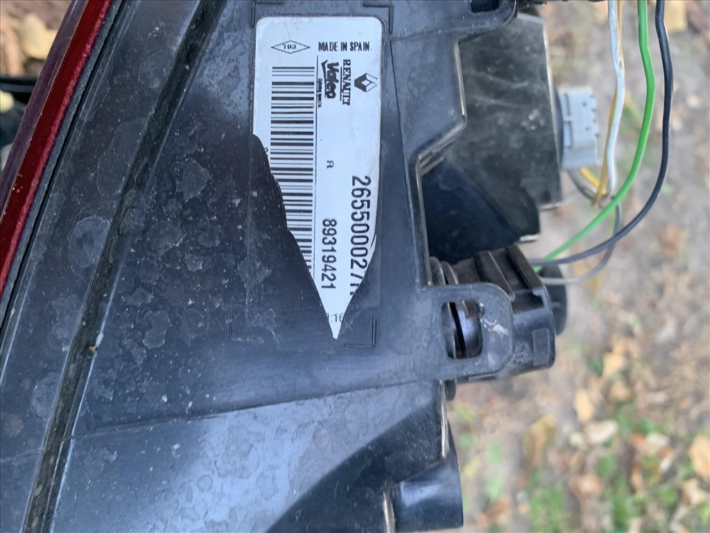 Renault Mégane III Csomagtér ajtó belső jobb és bal hátsó lámpa 265550028r 265500027r 3. kép