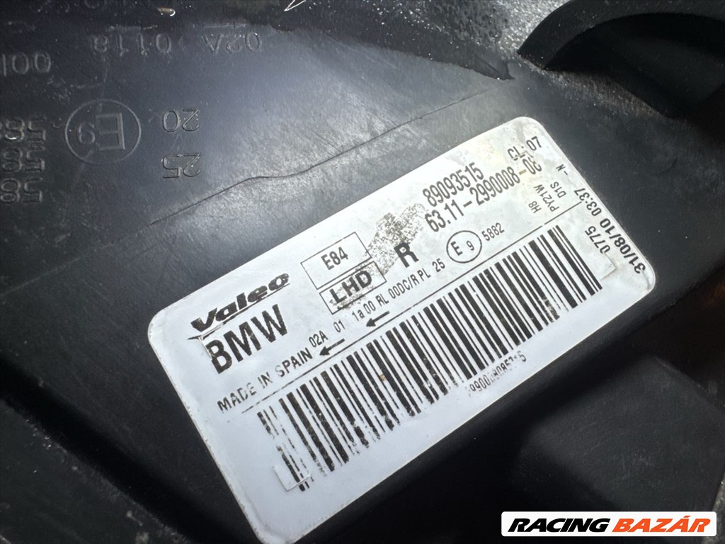 BMW X1 E84 jobb oldali xenon fényszóró 63112990008 8909315 5. kép