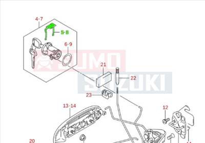 Suzuki Jimny zárbetét rögzítő 82291-81A00