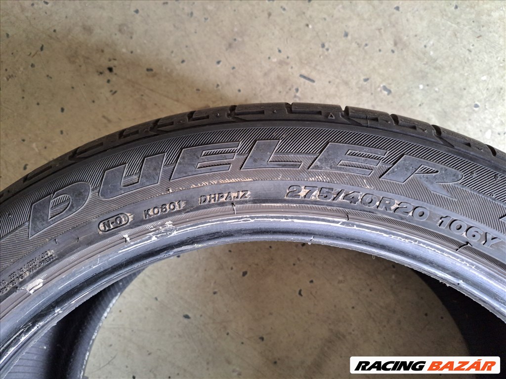 1db 275/40 R20 Y XL Bridgestone Dueler H/P Sport (Peremvédős)  nyári gumi eladó!!! 4. kép