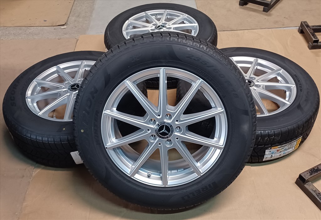 Új! Mercedes W167 Gle 5x112 7,5x18 235/60 R18 új téli gumikkal 4db 2. kép