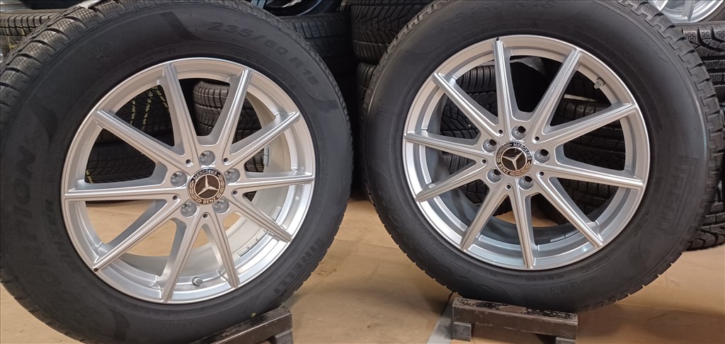 Új! Mercedes W167 Gle 5x112 7,5x18 235/60 R18 új téli gumikkal 4db 4. kép