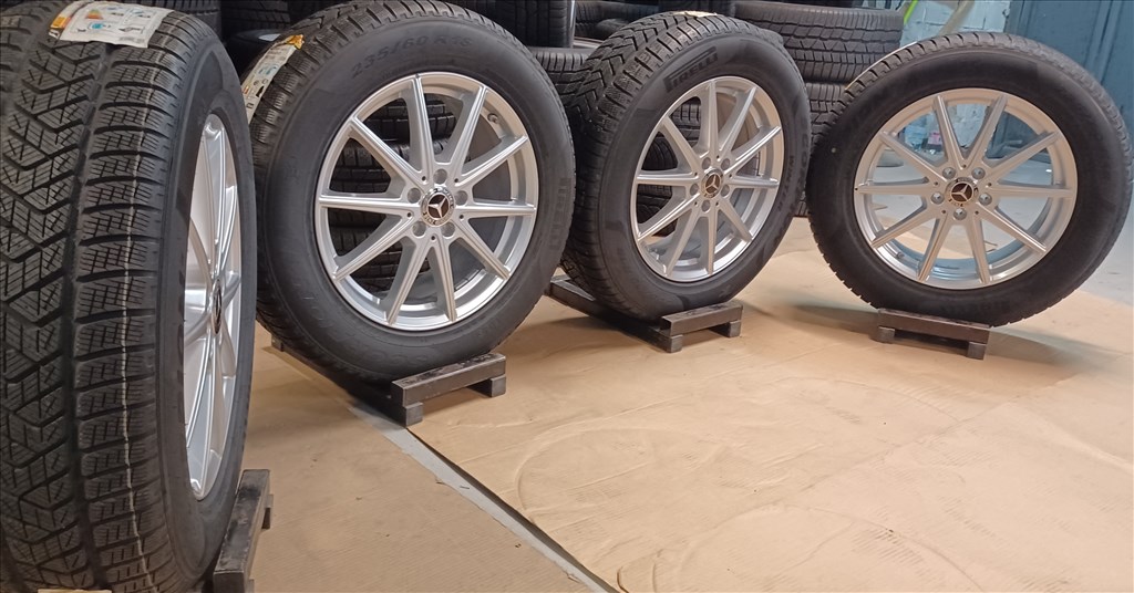 Új! Mercedes W167 Gle 5x112 7,5x18 235/60 R18 új téli gumikkal 4db 7. kép