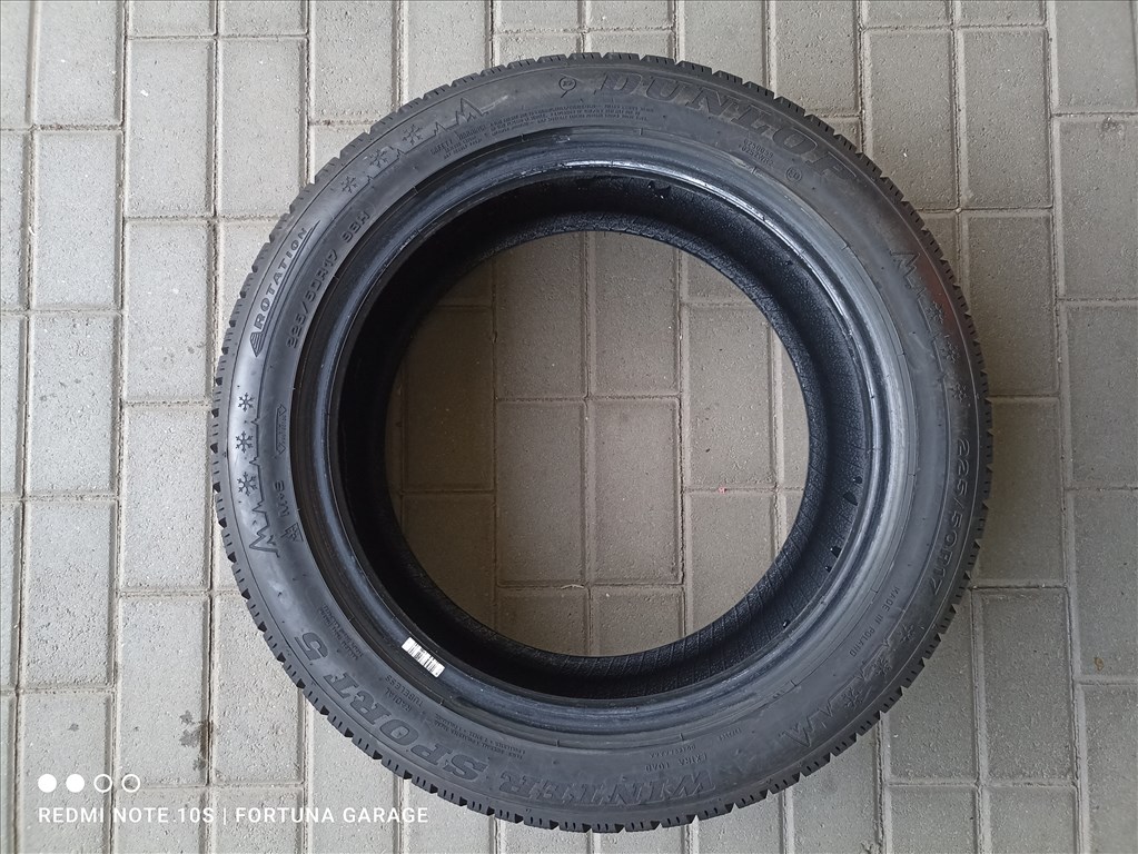 225/50 R17" Dunlop használt téli garnitúra 3. kép