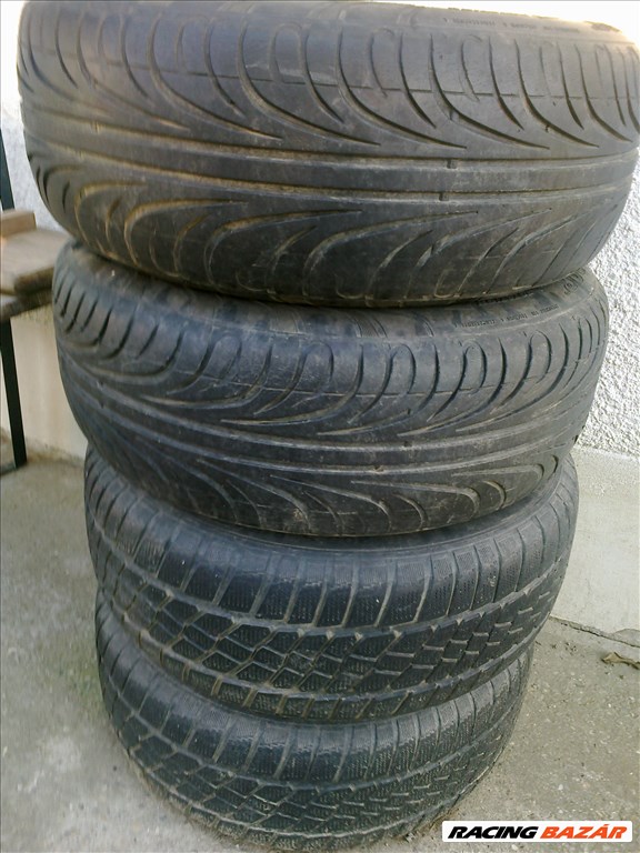 Eladó 4db 15-ös 5x110-es Platin-Opel alufelni 205/60R15 Matador-Pneumat nyári gumival 3. kép