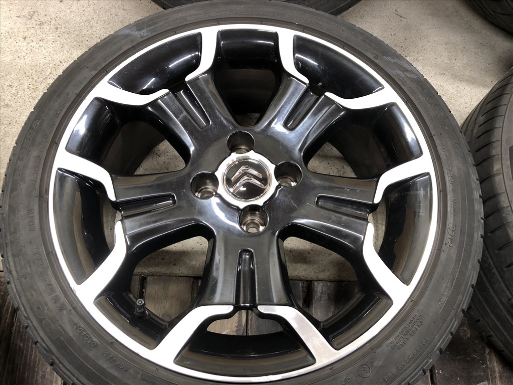  4x108 gyári Citroen 17 col alufelni, 205/45 nyári gumi 17 colos 8. kép