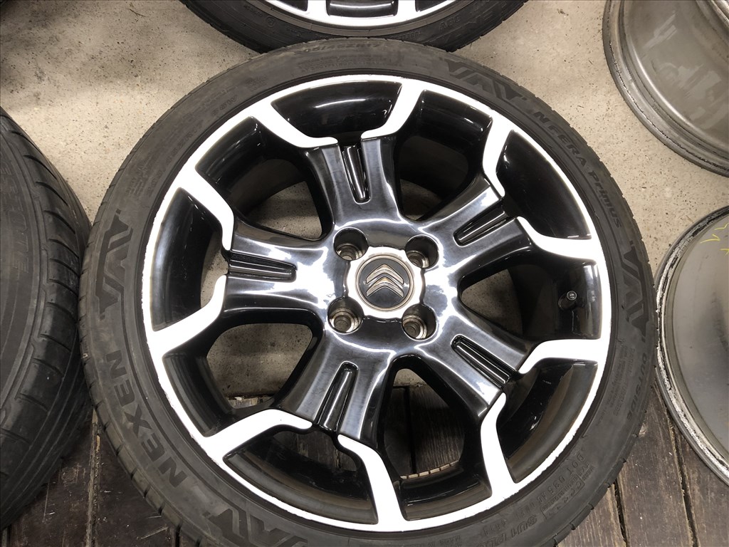  4x108 gyári Citroen 17 col alufelni, 205/45 nyári gumi 17 colos 9. kép