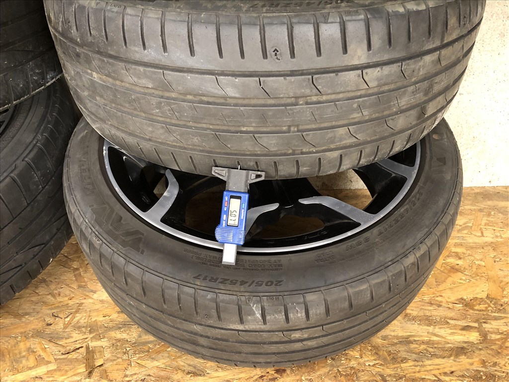  4x108 gyári Citroen 17 col alufelni, 205/45 nyári gumi 17 colos 12. kép