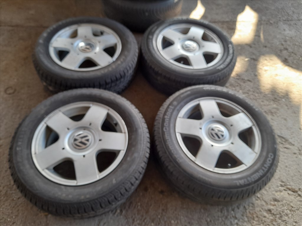  5x100 lyukosztású 6JJ 15" használt (gyári felni) alufelni 4. kép