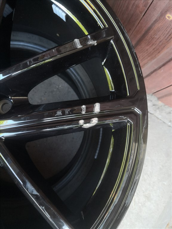 Audi 19-es gyári sérült alufelni 1db 5. kép