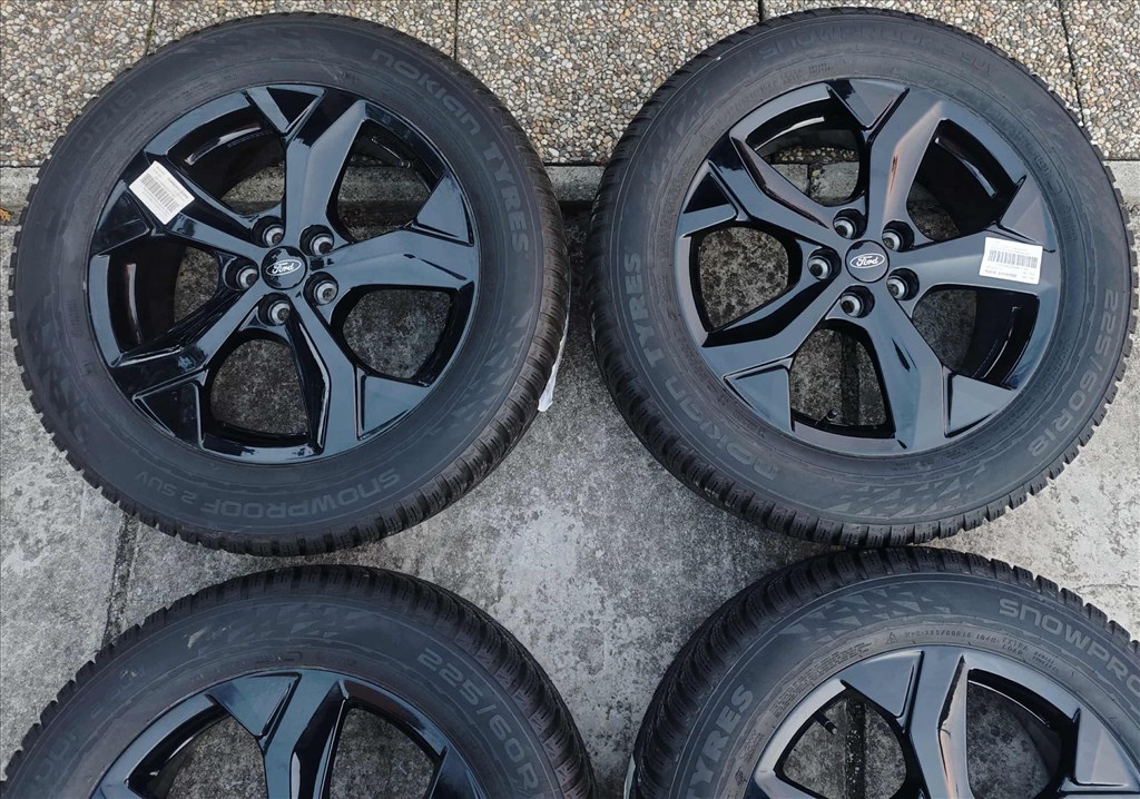 ÚJ 5x108 18 Ford gyári Kuga Mustang Mach-e - Nokian 225/60 r18 " Téli + tpms 6. kép