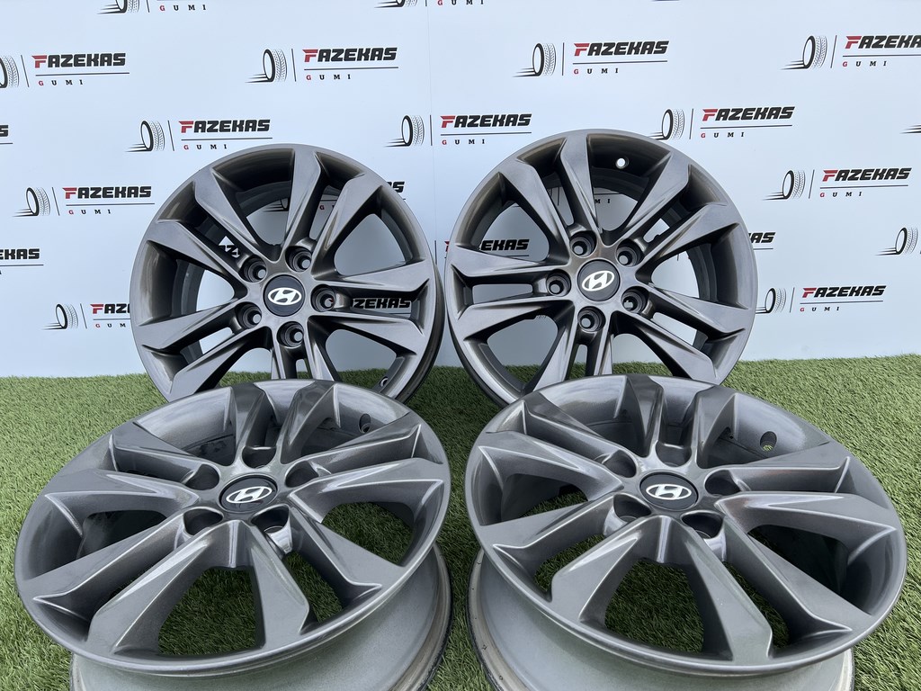 5x114.3 16" Hyundai gyári alufelni 6,5Jx16h2 ET50 1. kép