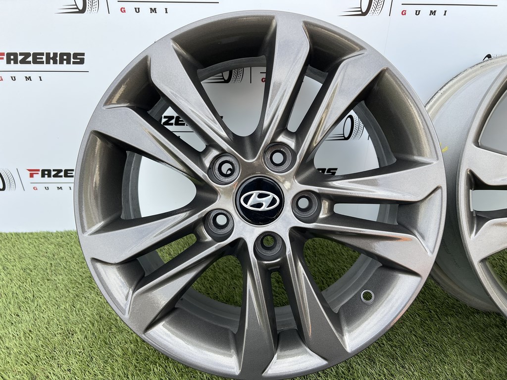 5x114.3 16" Hyundai gyári alufelni 6,5Jx16h2 ET50 5. kép