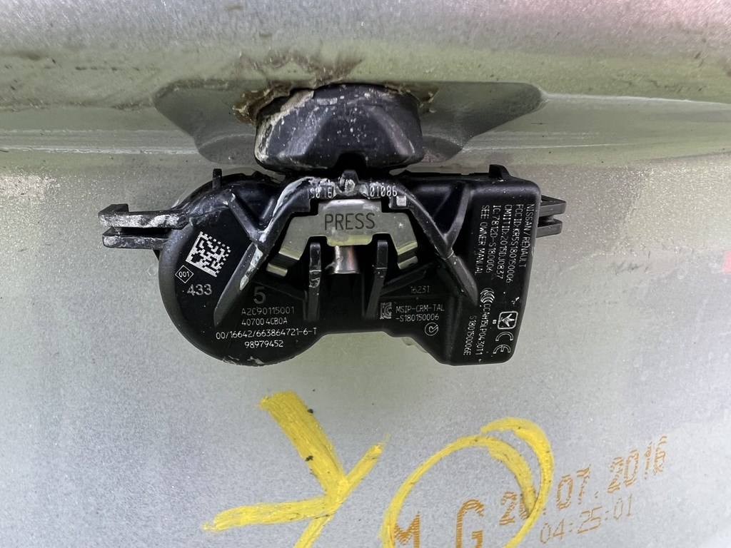 5x114.3 20" Brock (Renault Scenic) alufelni + TPMS szenzor 6,5Jx20h2 ET33 9. kép