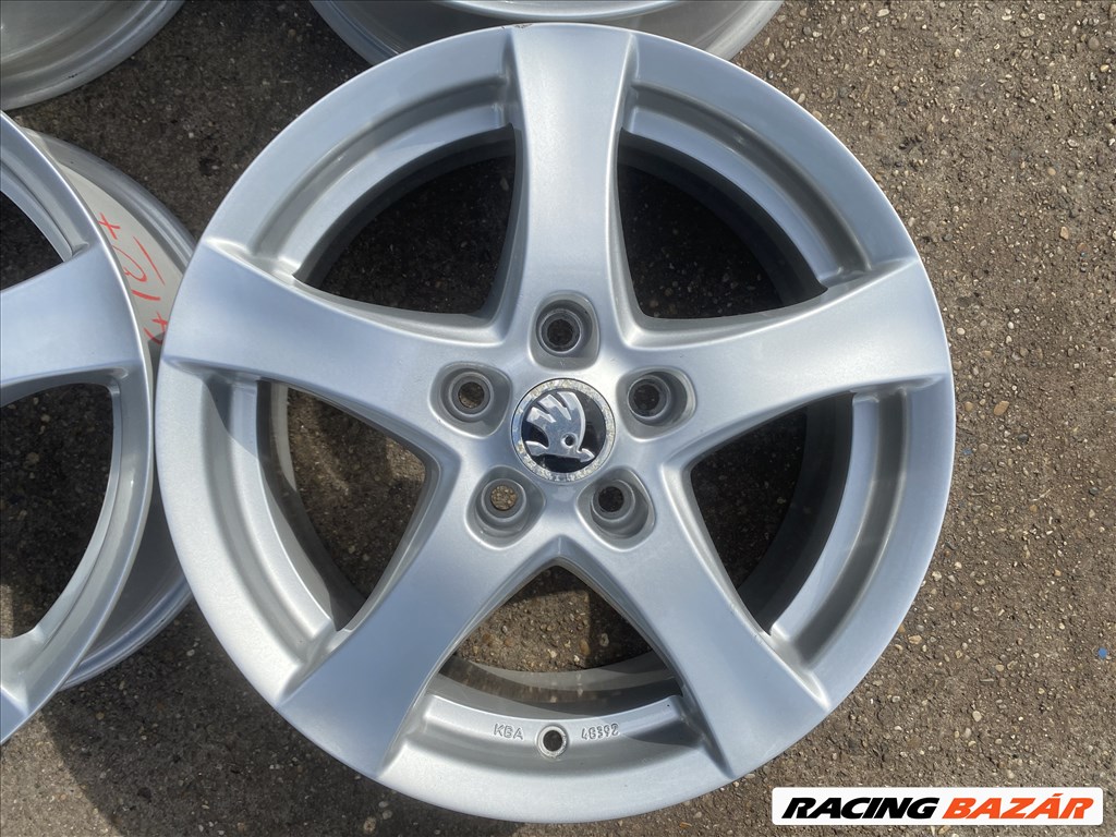 4db Borbet 16" Skoda alufelni. (4107) 2. kép