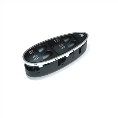 Mercedes-Benz W211 S211 C219 ablakemelő kapcsoló sofőr oldalra - krómos