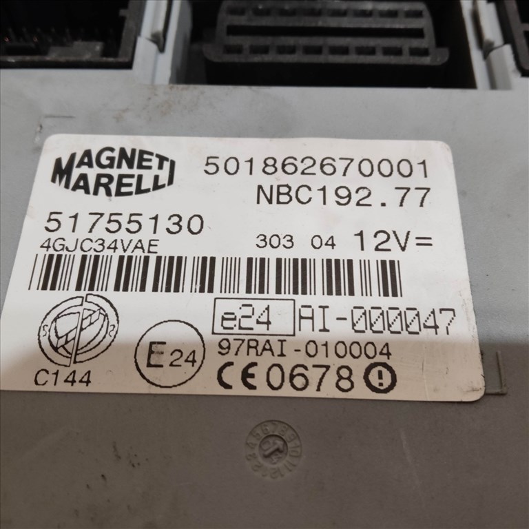 209090 Fiat Stilo 1,9 8v Diesel 115 Le motorvezérlő szett 0281011553 , 55198058 , 51755130 3. kép