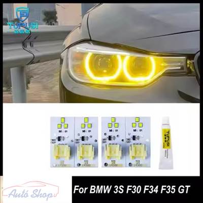 BMW F30 F31 F35 , M3 CSL DRL borostyánsárga 4 db sárga modulból álló készlet Xenon Lámpához 63117398766 63117311243 2012-2015