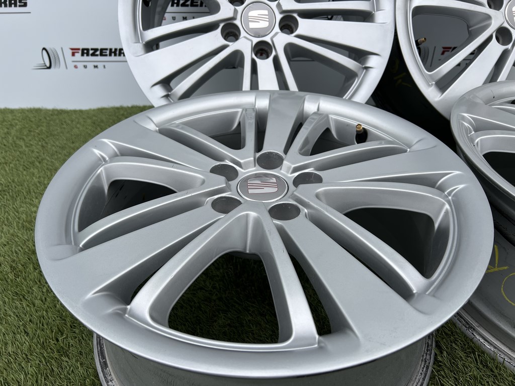 5x100 16" Seat gyári alufelni 7Jx16h2 ET43 2. kép