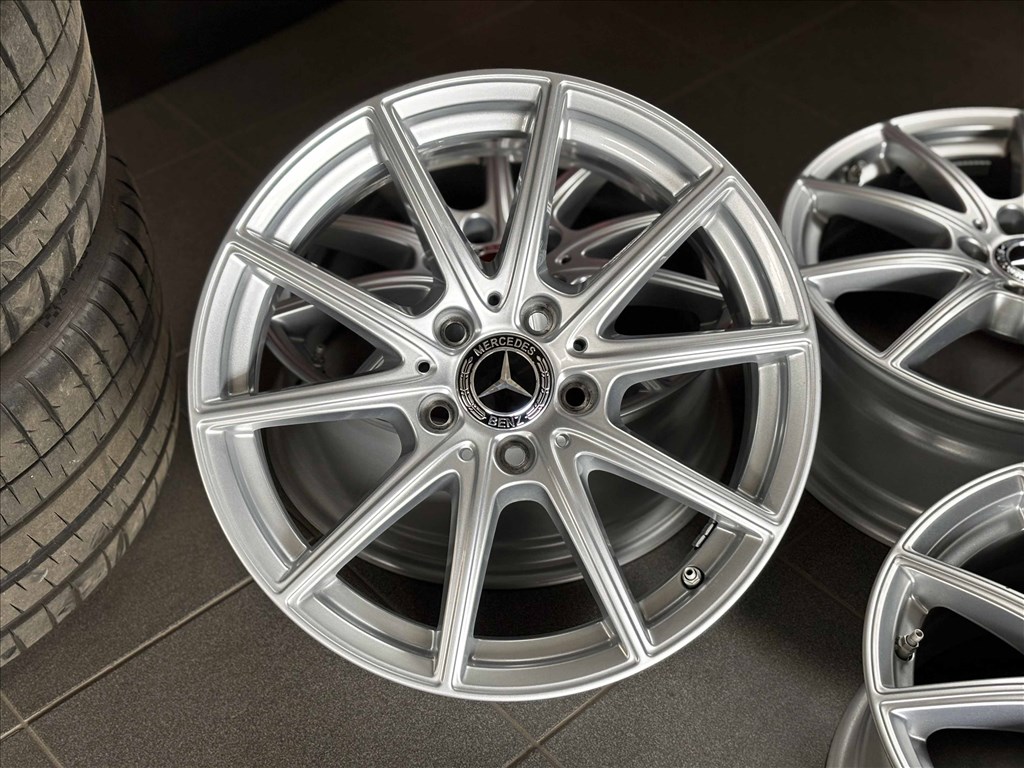 Mercedes 17" 5x112 gyári alufelni eladó 17 coll W205 W206 A B C CLA 8. kép