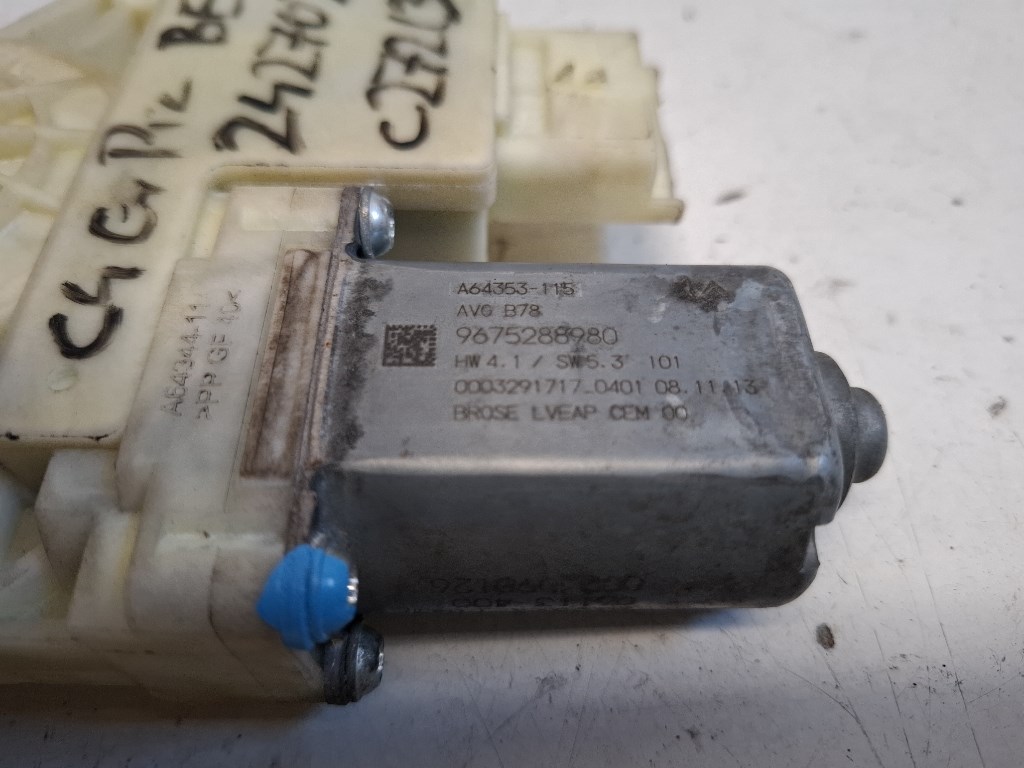 Citroen C4 grand picasso bal elsõ ablakemelõ motor 9675288990 3. kép