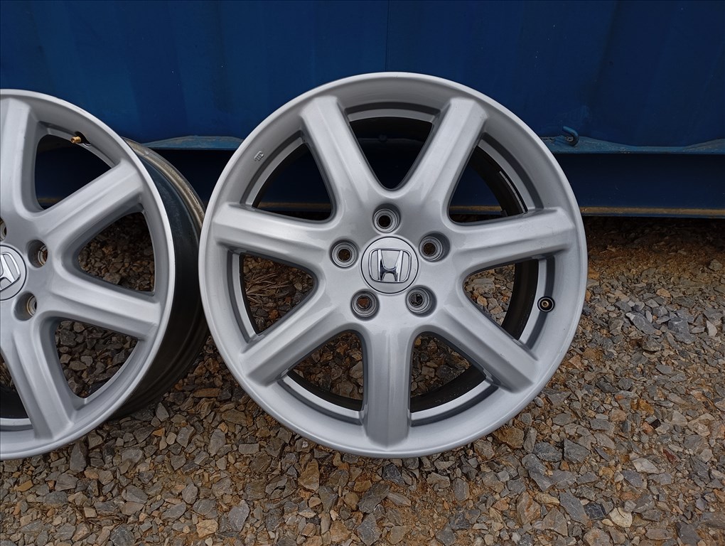  4 db gyári Honda alufelni 5x114,3 7x17 ET55 kf: 64,1 mm 1. kép