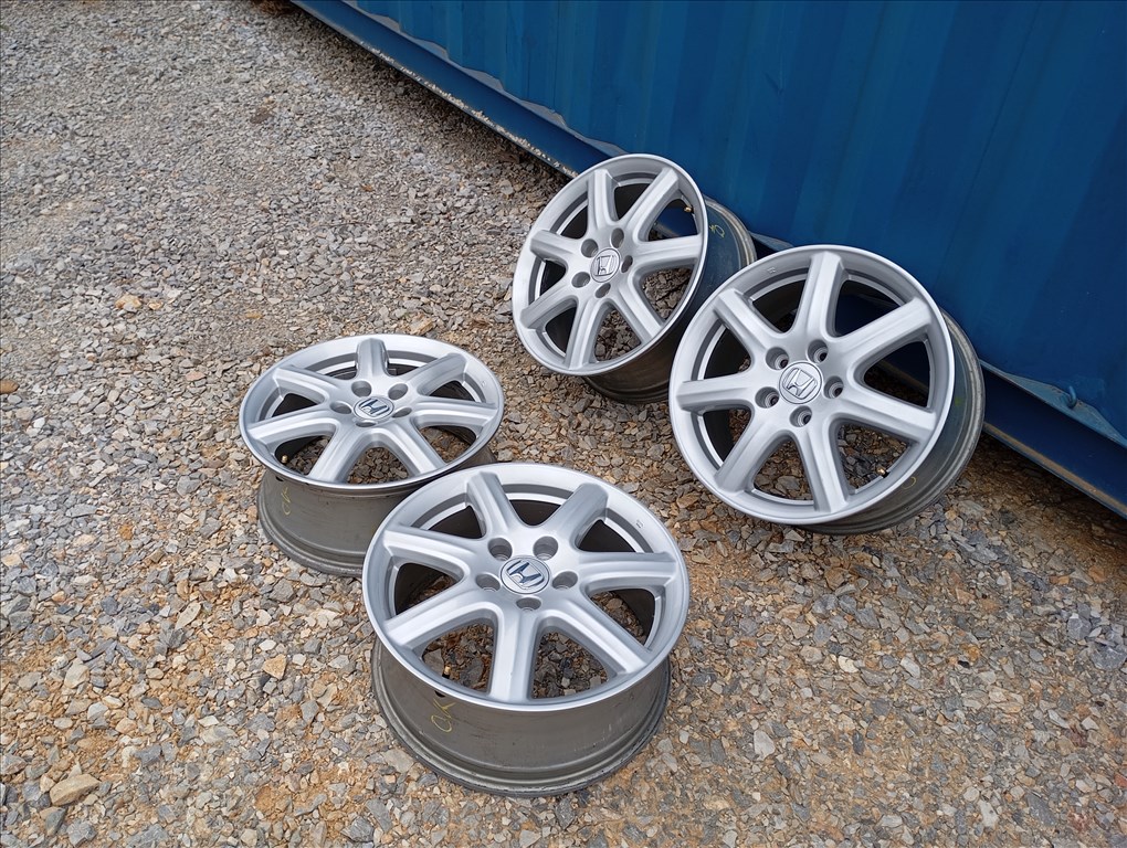  4 db gyári Honda alufelni 5x114,3 7x17 ET55 kf: 64,1 mm 4. kép