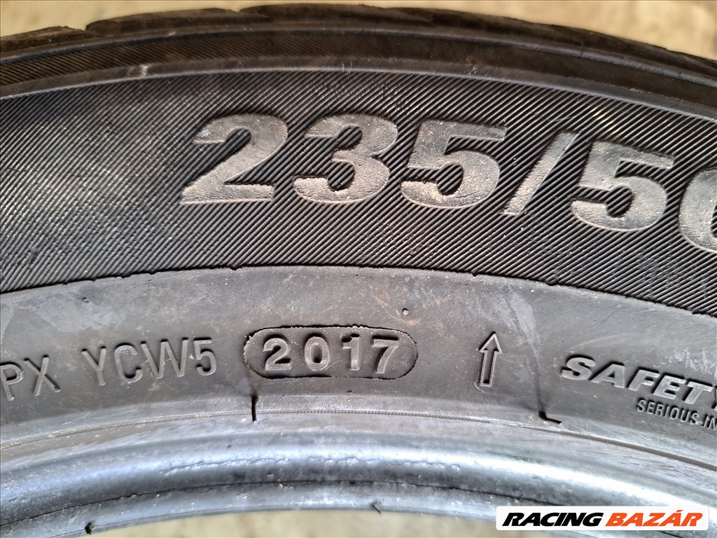 1db 235/50 R17 kumho Wintercraft WP71 Újszerű téli gumi eladó!  8mm minta  6. kép