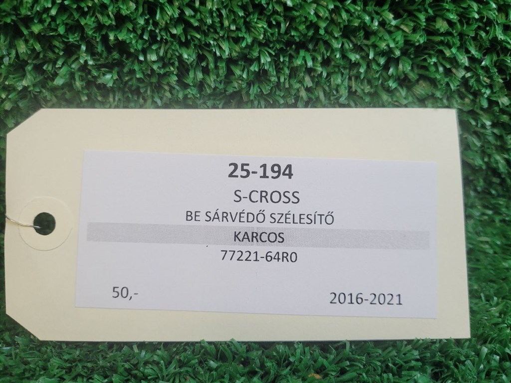 SUZUKI SX4 S-Cross II Bal első Sárvédő Szélesítő 7722164R0 7722164r0l 4. kép