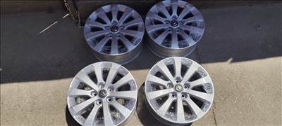 5x115 Opel gyári 17" alufelni garnitúra, ET44, 7J. FRISSEN SZINTEREZETT EZÜST