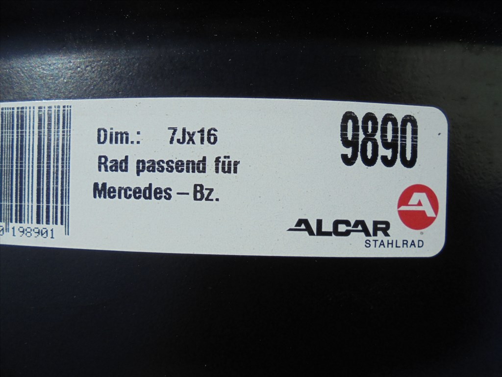 16-os új Alcar lemezfelni ( Mercedes ) eladó   6. kép