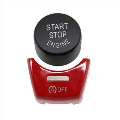 BMW F01/F02/F10/F11/F12/F13/F06 Start-Stop + (A) OFF gomb fekete/piros