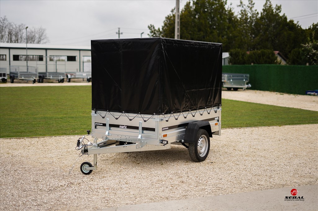 Új Martz 201 prémium laprugós ponyvás utánfutó rendszámmal csak br. 703.000 Ft 6. kép