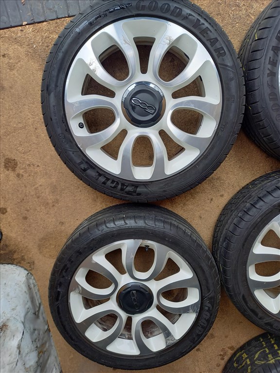 Fiat 500 5x98 lyukosztású 7JJ 17" használt (gyári felni) alufelni Lxx 2. kép