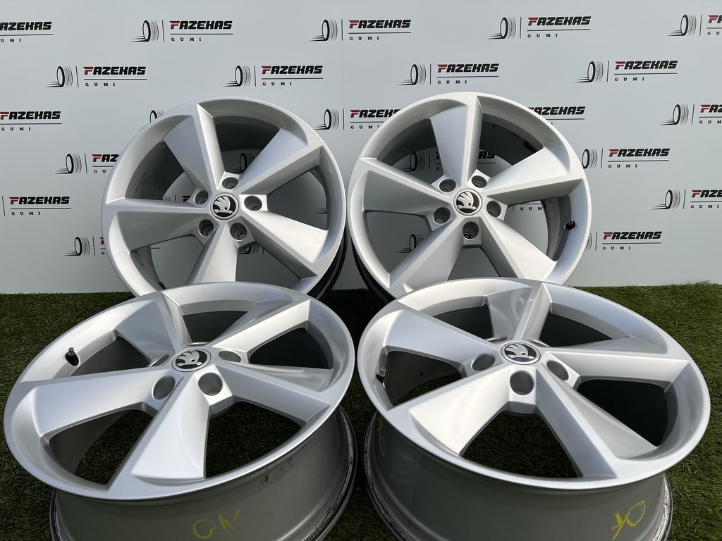 5x112 18" Skoda Octavia "Golus" gyári alufelni 7,5Jx18h2 ET51 1. kép