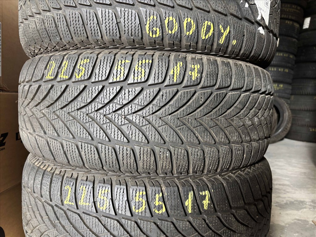225/55 r17 Goodyear téligumi 4db eladó 225/55r17 garnitúra 2. kép