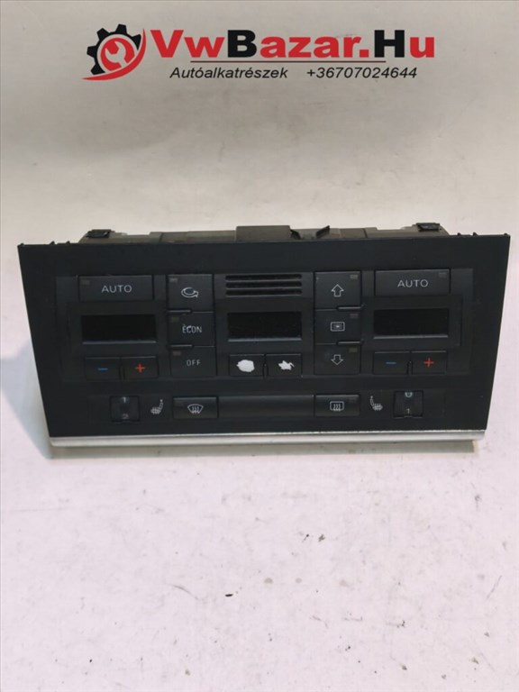 Klímavezérlő panel AUDI A4 B7 8e0820043bk 8E0820043BK 1. kép