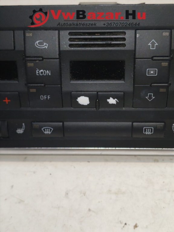 Klímavezérlő panel AUDI A4 B7 8e0820043bk 8E0820043BK 2. kép