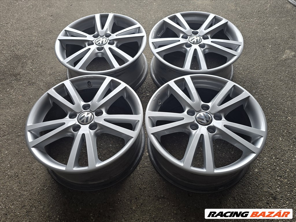  17"-es, 5x112-es újszerű gyári VW alufelni 2. kép