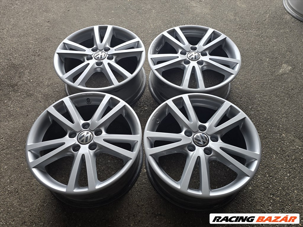  17"-es, 5x112-es újszerű gyári VW alufelni 4. kép