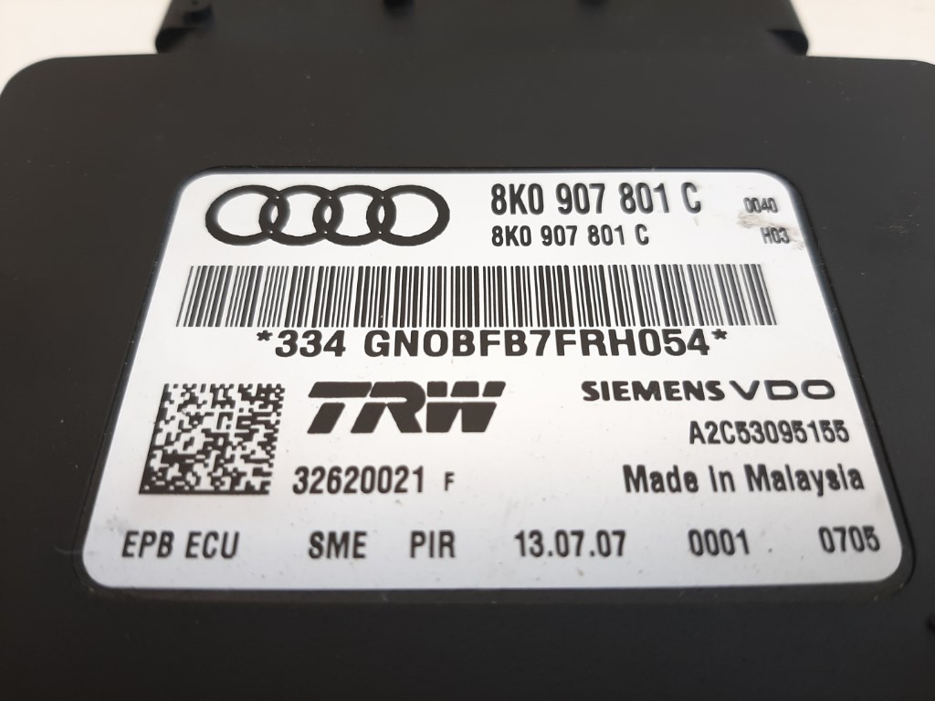 Audi A5 (8T3) kézifék modul 8K0907801C 3. kép