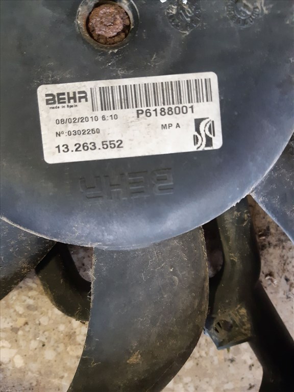 Opel Corsa D Vízhûtõ Ventilátor 13.263.552 2. kép